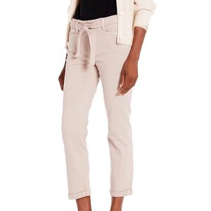 Paige Denim Brigitte Weekender front tie Boyfriend Jean vintage pink size 28